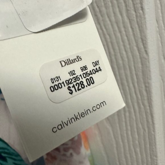 NWT CALVIN KLEIN Floral Garden Party Dress Size 8 - Picture 6 of 12